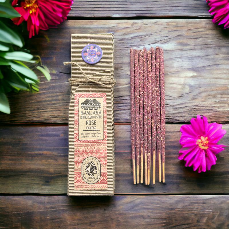 Ritualni Štapići od Smole - Ruža