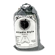 Hlače za Jogu i Festivale - Himalajski Print - Aladdin Stil - Siva