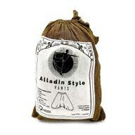 Hlače za Jogu i Festivale - Himalajski Print - Aladdin Stil - Narančasta