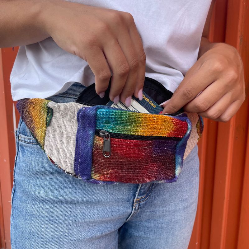 Tie-Dye Hemp Torbica Oko Struka