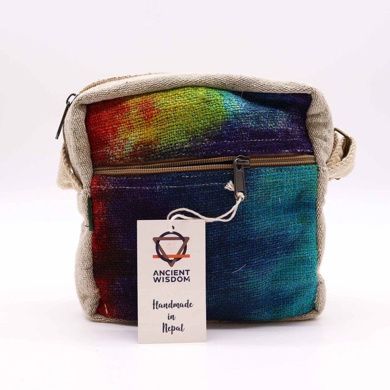Tie-Dye Hemp Messenger Torbica sa Zipom