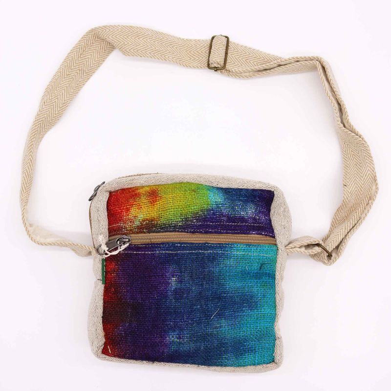 Tie-Dye Hemp Messenger Torbica sa Zipom