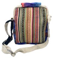 Tie-Dye Hemp Messenger Torbica s Dva Zipa i Preklopom