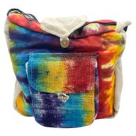 Tie-Dye Hemp Torba s Prednjim Džepom