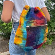 Tie-Dye Hemp Torba na Povlačenje