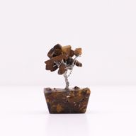 Mini Drvo Dragog Kamenja na Orgonskoj Podlozi - Tigrovo Oko (15 kam.)