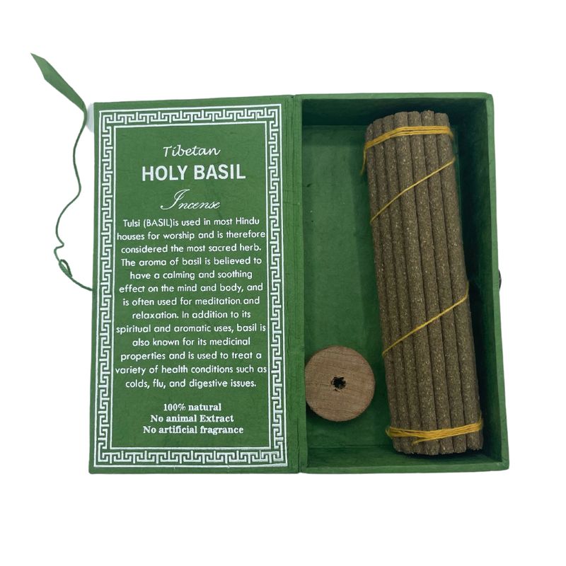 Himalajski Sughandit Dhoop Set Tamjana - Bosiljak