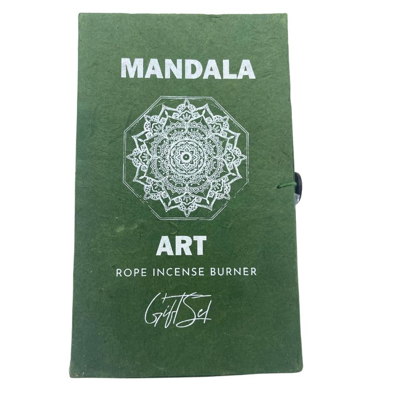 Set Mirisno Uže i Posrebreni Držač - Mandala Cvijet