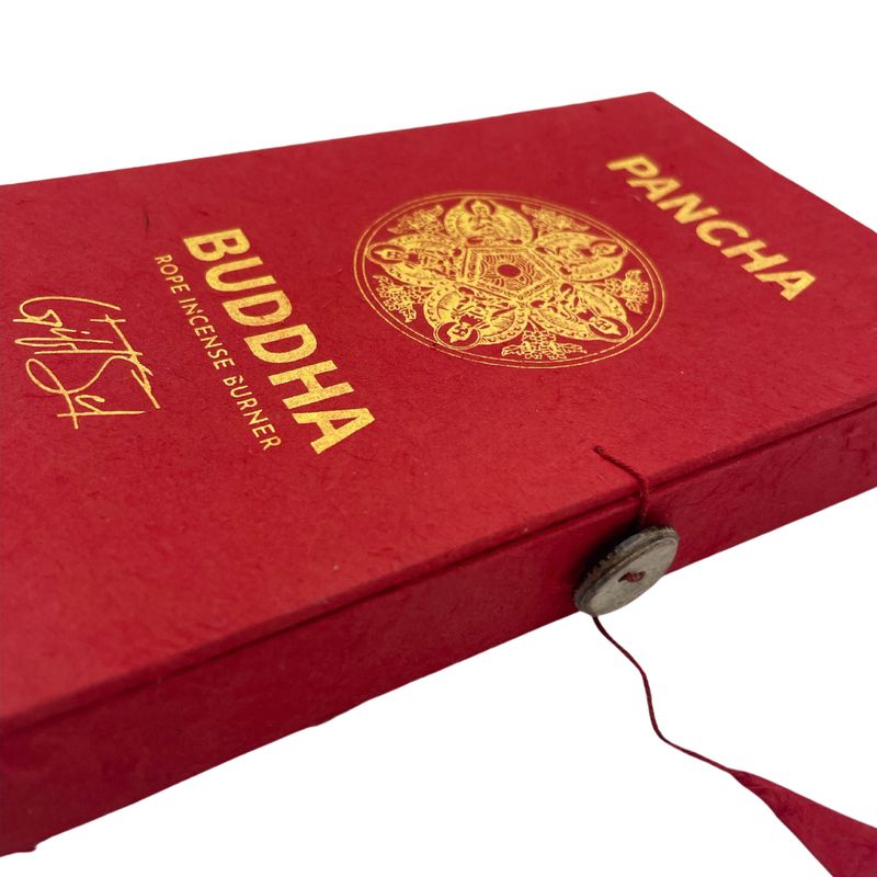 Set Mirisno Uže i Posrebreni Držač - Pancha Buddha