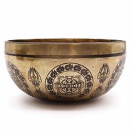 Tibetanska Iscjeljujuća Zdjela - 21cm - 5 Buddha