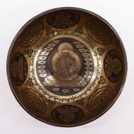Tibetanska Iscjeljujuća Zdjela - 21cm - 5 Buddha