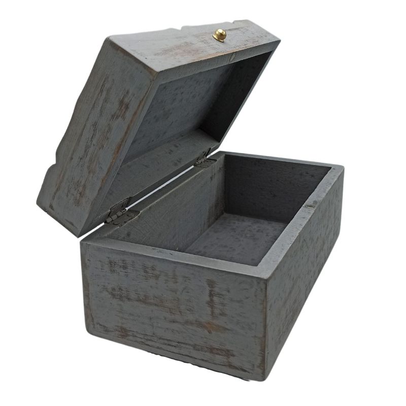 Vintage Deco - Višenamjenska kutija - 22x12x10cm - Siva Zvijezda