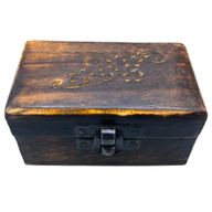 Drvene Kutije 9x5x4cm - Izrezbareni Uzorci - Razno