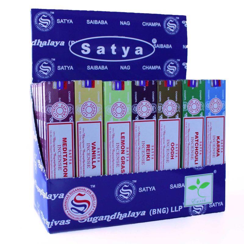 Pakiranje za Prikaz - Satya Mirisni Štapići - Mix - 15g