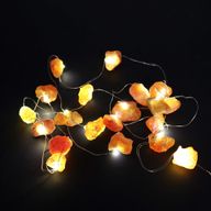 LED Svjetlo s Dragim Kamenjem - Narančasti Žad