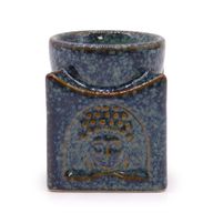 Četvrtasta Buda Aroma Lampa - Prašnjavo Plava