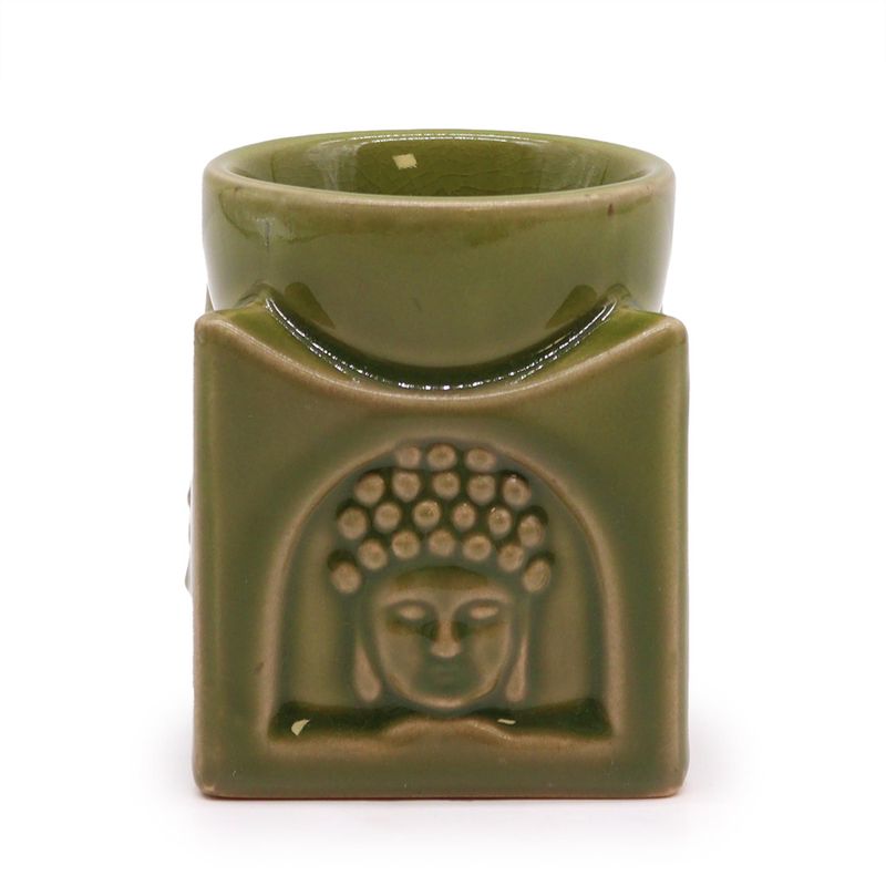 Četvrtasta Buda Aroma Lampa - Nježni Žad