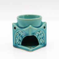 Četvrtasta Buda Aroma Lampa - Nježno Tirkizna