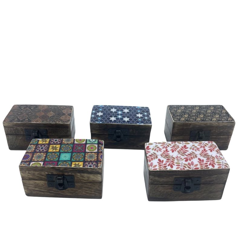 Drvena Kutijica 9x5x4cm - Meena - Razno