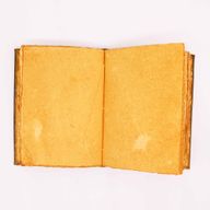 Kava Bilježnica od Grube Kože - Cinkov Dekor Sove - 200 st s Rubovima - 26 x 18 cm