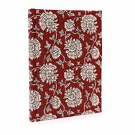 Bilježnice s Pamučnim Uvezom 20x15cm - 96 st. - Bordo Cvijeće
