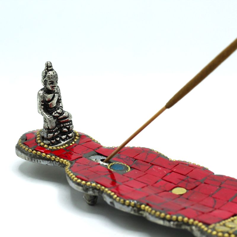 Buda i Dugi Nož Tibetanski Stalak za Mirisne Štapiće