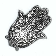 Hamsa Stalak za Mirisne Štapiće od Poliranog Aluminija 14 cm
