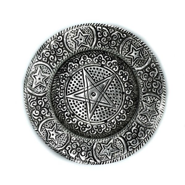 Pentagon Stalak za Mirisne Štapiće od Poliranog Aluminija 11 cm