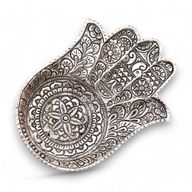 Polirani Aluminijski Veliki Hamsa Držač Štapića 18x13 cm