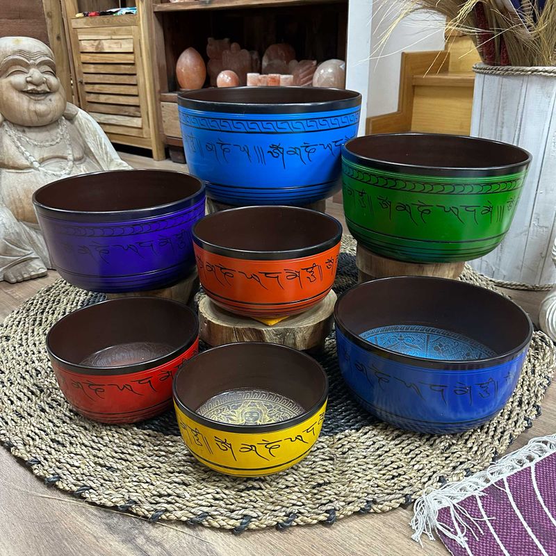 Veliki Set od 7 Zvučnih Zdjela - Čakra (19.5-35cm)
