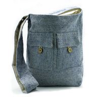 Prirodni Tonovi - Torba s Dva Džepa - Denim - Velika