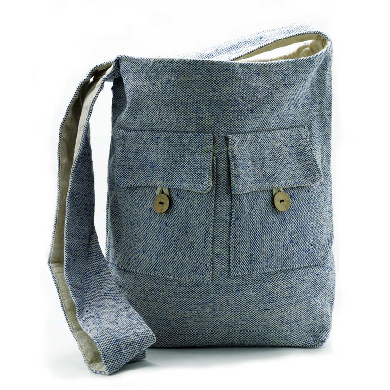 Prirodni Tonovi - Torba s Dva Džepa - Denim - Velika