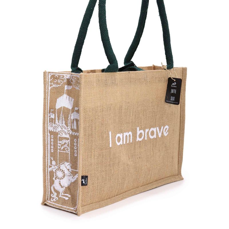 Hop Hare Jutena Torba - I am Brave
