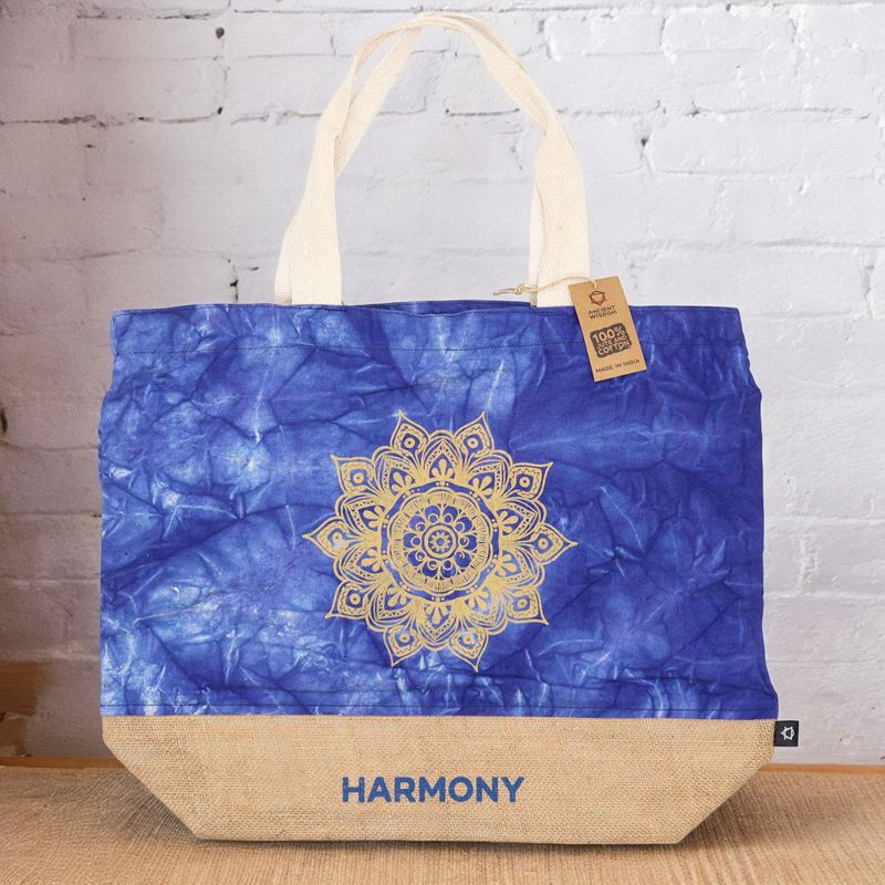 Potpuno Prirodne Torbe - Plava - Mandala - Harmonija