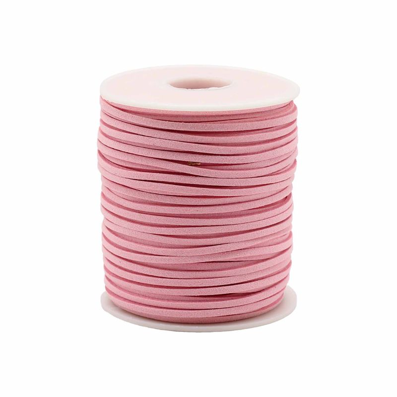 Pamučna Uzica u Roli - 2,5 mm x 45 m - Ružičasta A064