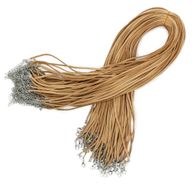 Paket Vezica od Umjetne Antilop Kože s Kopčom - 2,5 mm x 55 cm - Smeđa A120