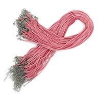 Paket Vezica od Umjetne Antilop Kože s Kopčom - 2,5 mm x 55 cm - Ružičasta A064