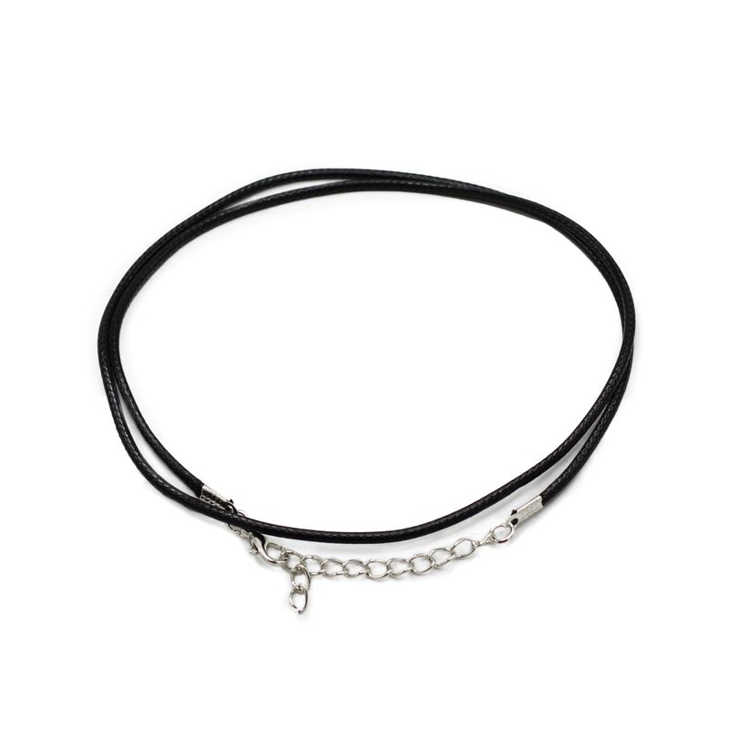 Paket Voštanih Uzica s Kopčom - 2 mm x 55 cm - Razno - Crna 101