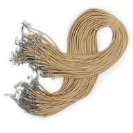 Paket Voštanih Uzica s Kopčom - 2 mm x 55 cm - Razno - Smeđa 117