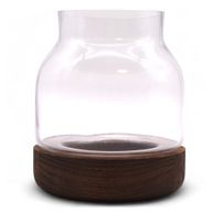 Srednji Terarij Oblikovan na Tamnom Aleurit Drvu - 16x18 cm