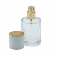Mat Bijela - Okrugla Rebrasta Boca 30 ml, Sprej i Poklopac