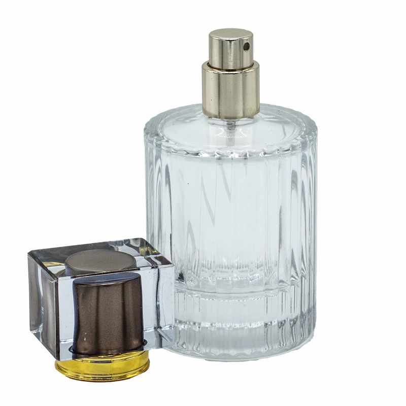 Čokolada - Okrugla Rebrasta Boca 50 ml, Sprej i Poklopac