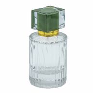 Tamno Zelena - Okrugla Rebrasta Boca 50 ml, Sprej i Poklopac