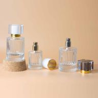 Mat Bijela - Okrugla Rebrasta Boca 50 ml, Sprej i Poklopac