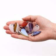 Anđelova Krila Privjesci od Dragog Kamenja (12 različitih) 28x15mm