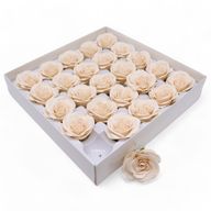 Cvijet od Sapuna za Rukotvorine - Veliki (7 Slojeva) Vintage Ruža - Victorian Ivory