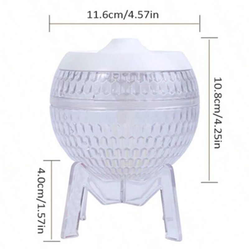 Prozirni Difuzor Mondo Planet - USB - Promjena Boje (Donje Svjetlo)