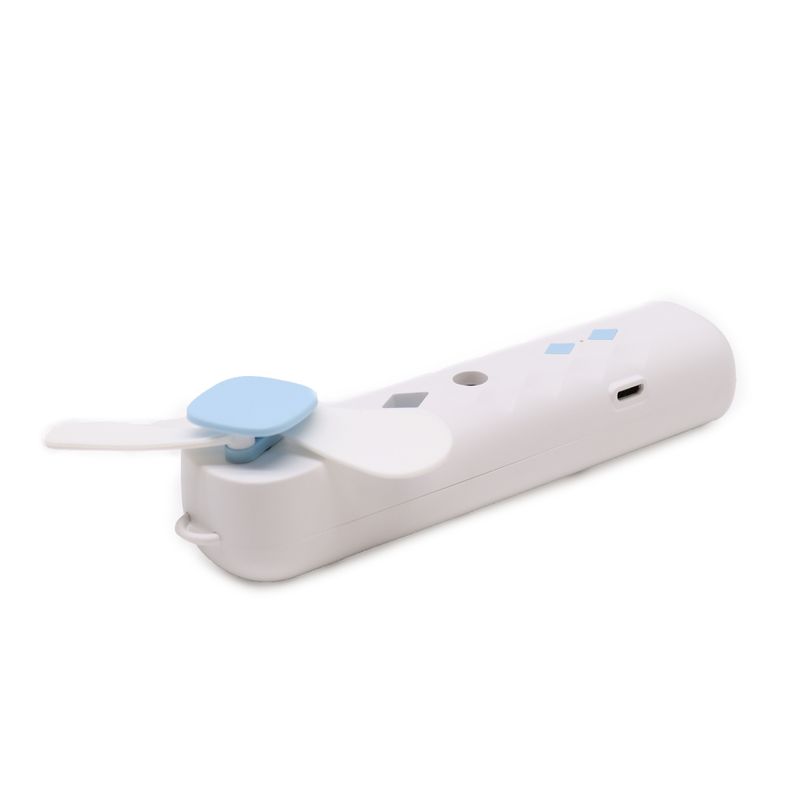 Bijeli Nano Mist Ventilator i Sprej za Lice - USB Punjenje