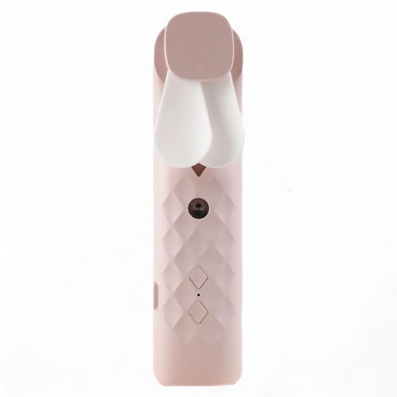 Ružičasti Nano Mist Ventilator i Sprej za Lice - USB Punjenje