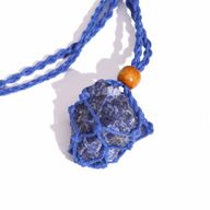 Ogrlica od Vrpce za Kristale 45 cm/18 inča - Navy